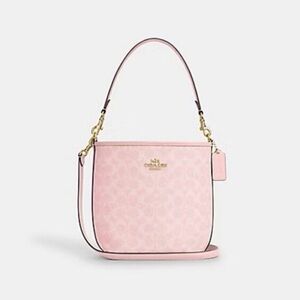 NWT Coach City bucket bag Powder Pink